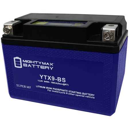 YTX9-BS Lithium Battery Replacement For Suzuki Burgman 400 98-02